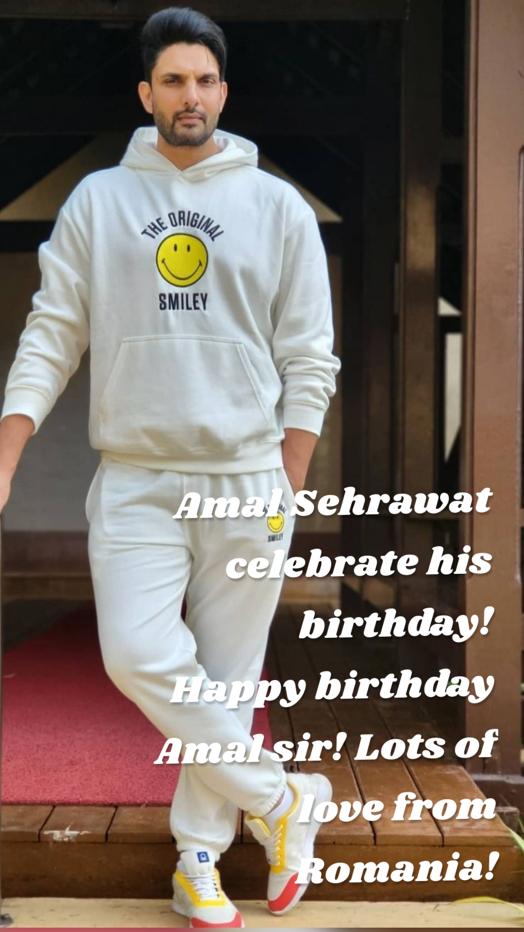 Amal Sehrawat celebrate his birthday!
Happy birthday Amal sir! Lots of love from Romania!